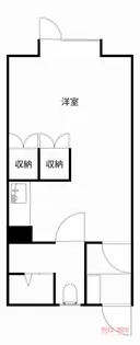 アルファ1【12号室】の間取り