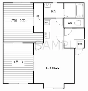 ハイツK's【3階】の間取り
