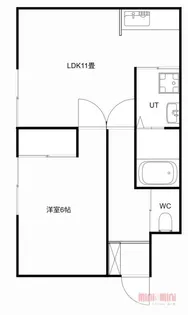 レジデンス深川AB【B101号室】の間取り