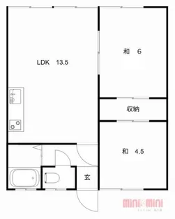畠山マンション【B-1号室】の間取り