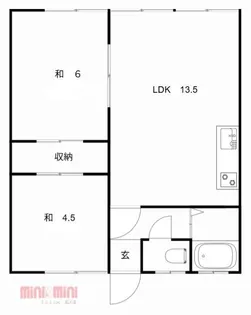 畠山マンション【B-3号室】の間取り