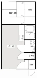 コーポロジュマンA【201号室】の間取り