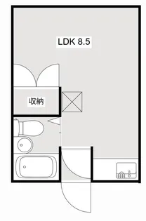 シティハウス(留萌)【104号室】の間取り