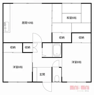 石狩ハイツ【A号室】の間取り