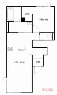 MONOQLOⅠ【101号室】の間取り