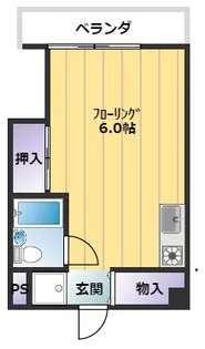 ユトリロ北山【404号室】の間取り