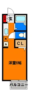 1Kの間取り画像
