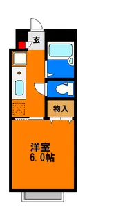 エステートピアKEI【101号室】の間取り