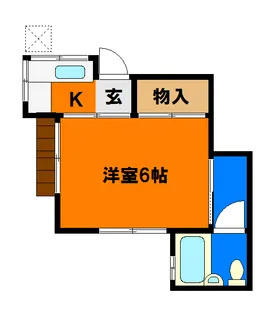 ガーデンハイツC【101号室】の間取り