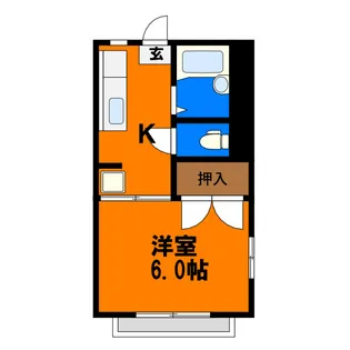 にふてぃはうす89【205号室】の間取り