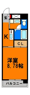 都町小川マンション【5階】の間取り
