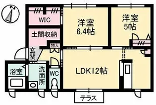 マーレ【1階】の間取り