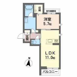 シャーメゾン Ace【3階】の間取り