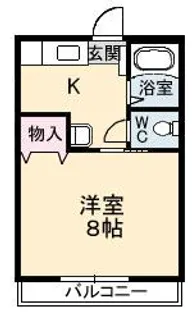 メゾンM-1【1階】の間取り