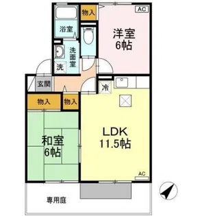 Wアリエス 【1階】の間取り