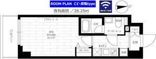 グランドコンシェルジュ池袋本町イースト 【2階】の間取り