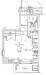 グラントゥルース東十条【2階】の間取り