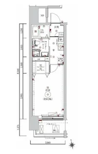 LUMEED江古田【2階】の間取り