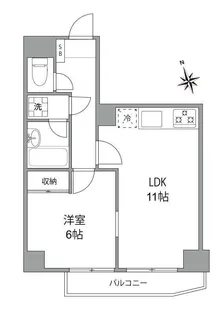 NEO ROOMELIA【9階】の間取り