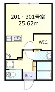 サニーブリーズ板橋【2階】の間取り