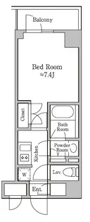 レジディア板橋【3階】の間取り