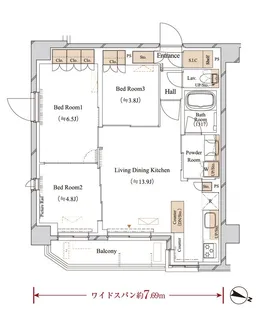 ブランシエスタ江古田【2階】の間取り