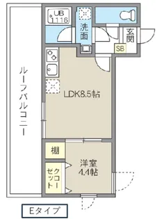レピュア池袋本町レジデンス 【5階】の間取り
