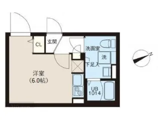 レピュア早稲田レジデンスⅡ【2階】の間取り