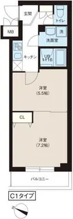 レオーネ志村坂上【1階】の間取り