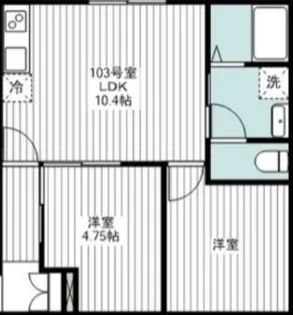 シュカ千川 【1階】の間取り