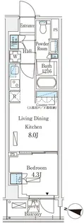 ロイヤルパークス赤羽サウス 【2階】の間取り