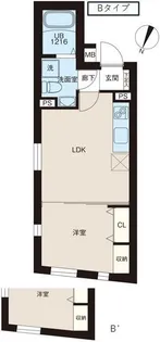レピュア北池袋駅前レジデンス【4階】の間取り