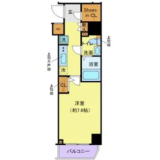 東京都北区滝野川2丁目【マンション】の間取り