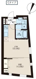 レピュア北池袋駅前レジデンス 【3階】の間取り
