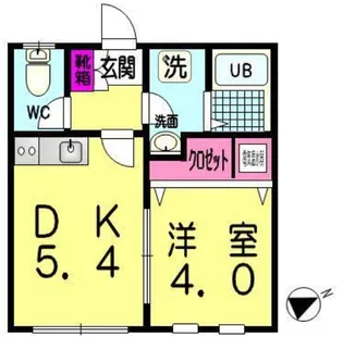 ブランシュール板橋【2階】の間取り