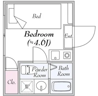 リヨンドール東池袋【2階】の間取り