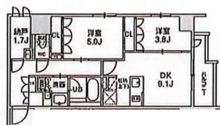 シーズンフラッツ新大塚 【5階】の間取り