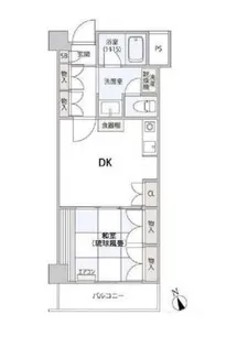 コンフォート文京小石川【1階】の間取り