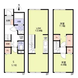 MOK-TERRACE板橋大山の間取り