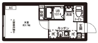 レピュア駒込レジデンス【2階】の間取り