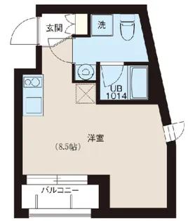 レピュア十条レジデンス【1階】の間取り