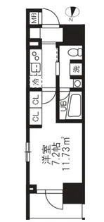 アジールコート板橋本町【3階】の間取り