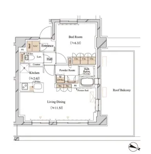 ブランシエスタ江古田【4階】の間取り