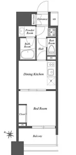 ブランシエスタ雑司が谷【13階】の間取り