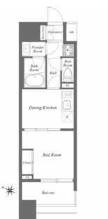 ブランシエスタ雑司が谷【13階】の間取り
