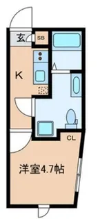 Timeless Tobunerima【4階】の間取り