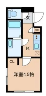 Timeless Tobunerima【4階】の間取り