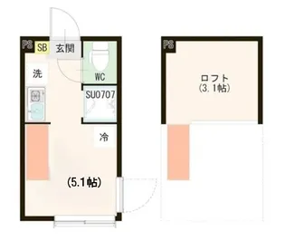ハーモニーテラス上板橋Ⅱ【1階】の間取り