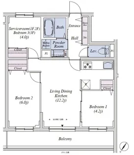 Dear WAN Court 練馬平和台【3階】の間取り