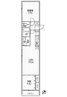 ルミナス練馬【3階】の間取り